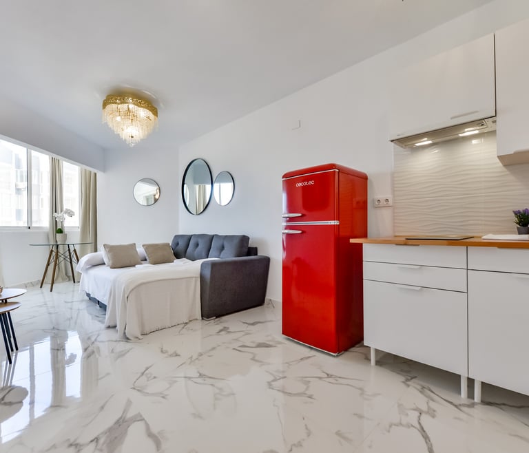 Appartement te huur in Calpe, PRINCESA en Calpe - Salon