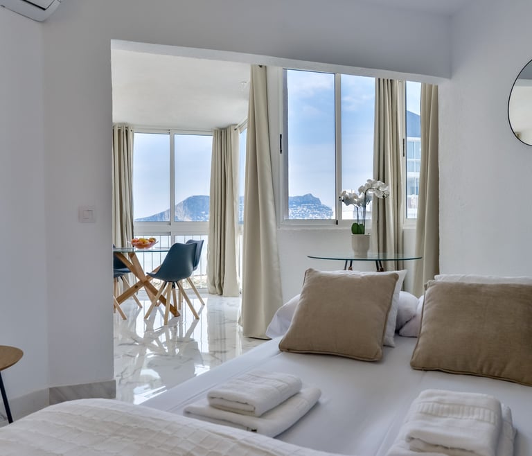 Appartement te huur in Calpe, PRINCESA en Calpe - Salon