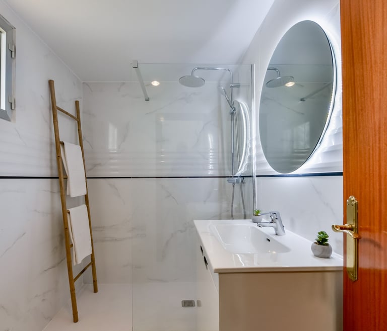 Appartement te huur in Calpe, PRINCESA en Calpe - Badkamer