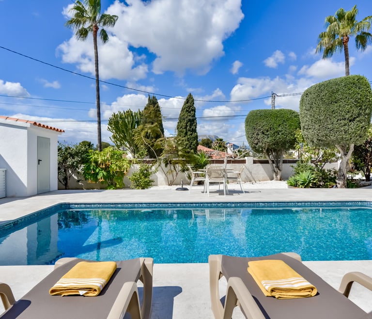 Alquiler de villa en Calpe, LIMON en Calpe - Piscina