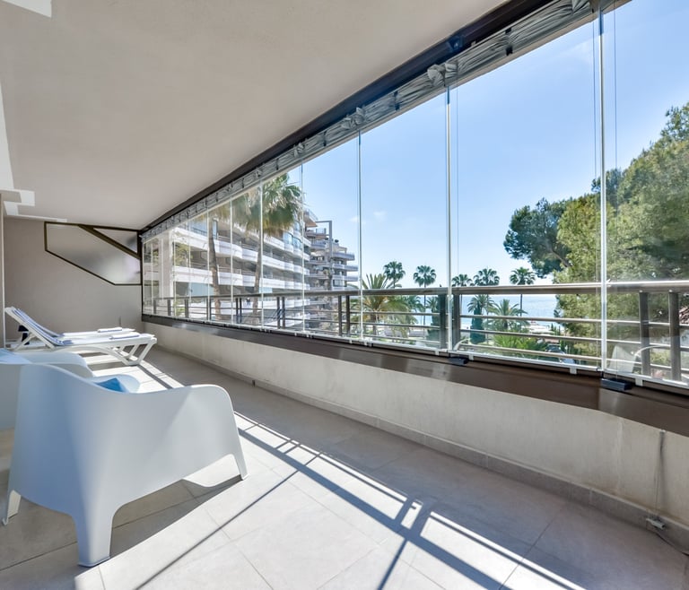 Appartement te huur in Calpe PARAISO MAR en Calpe - Terras