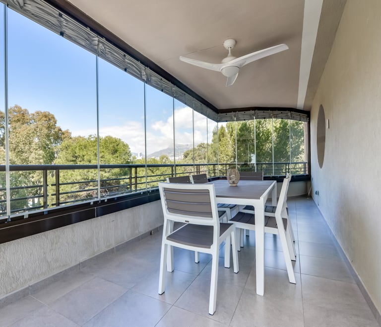 Appartement te huur in Calpe PARAISO MAR en Calpe - Terras