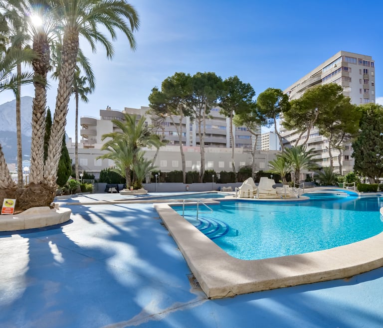 Appartement te huur in Calpe PARAISO MAR en Calpe - Zwembad
