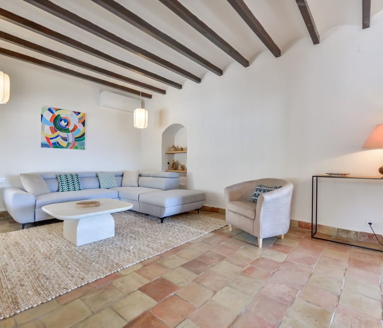 Alquiler de villa en Benissa FINCA DEL MAR en Benissa - Salón