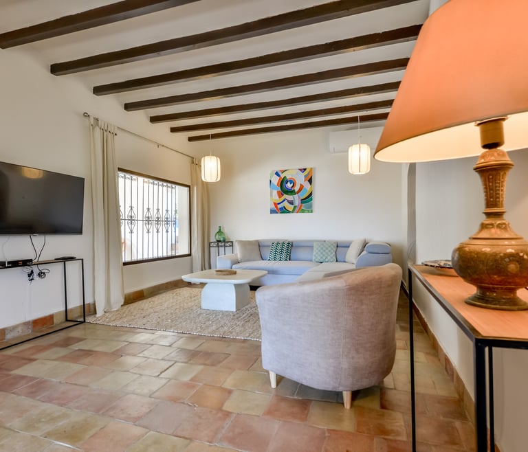 Alquiler de villa en Benissa FINCA DEL MAR en Benissa - Salón
