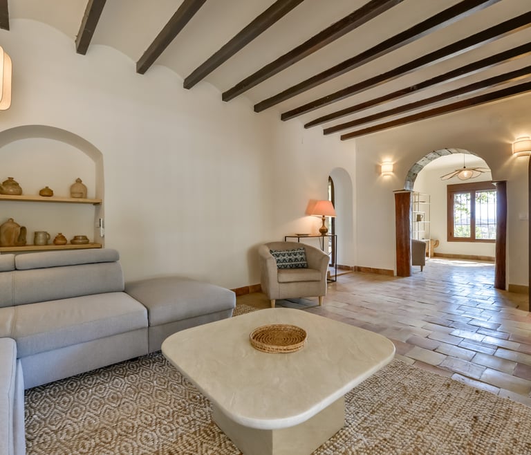 Alquiler de villa en Benissa FINCA DEL MAR en Benissa - Salón