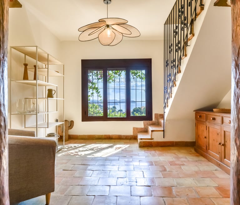 Alquiler de villa en Benissa FINCA DEL MAR en Benissa - Salón