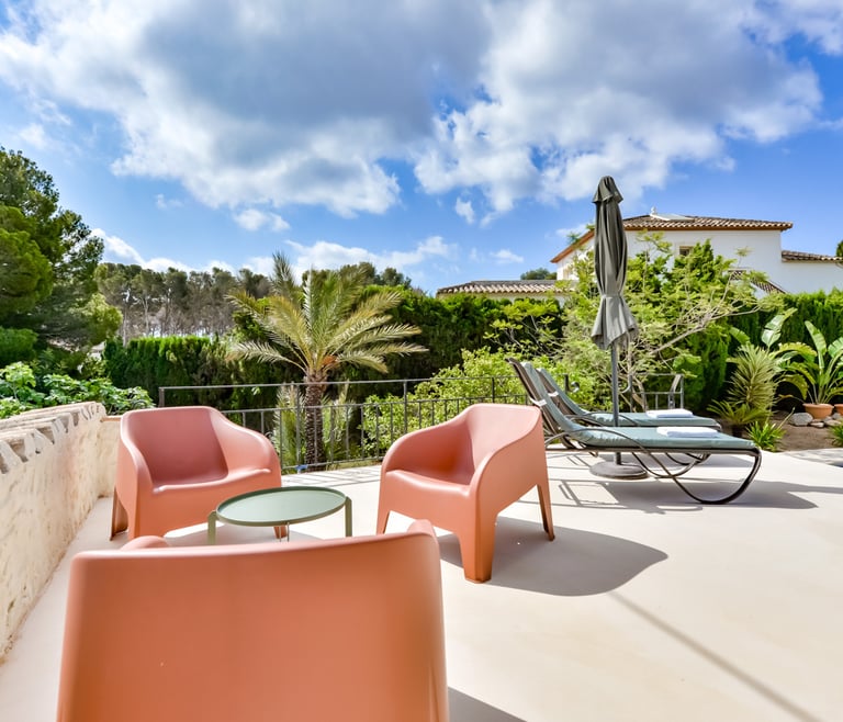Alquiler de villa en Benissa FINCA DEL MAR en Benissa - Terraza