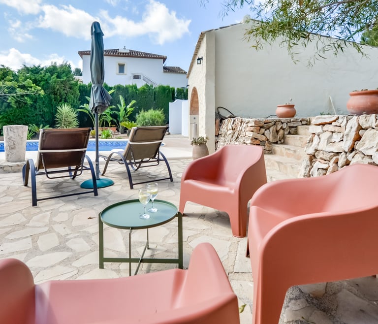 Alquiler de villa en Benissa FINCA DEL MAR en Benissa - Terraza
