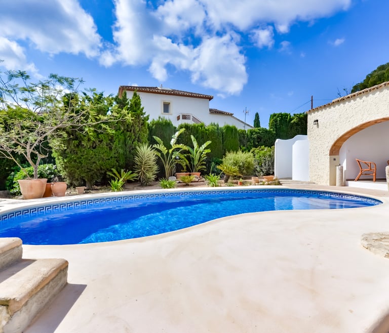 Alquiler de villa en Benissa FINCA DEL MAR en Benissa - Piscina