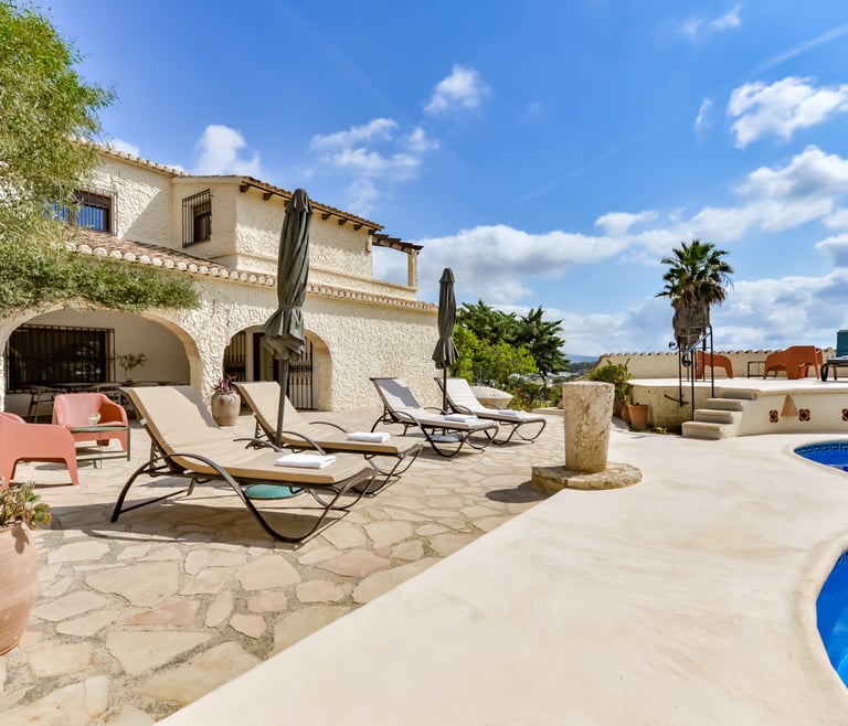Alquiler de villa en Benissa FINCA DEL MAR en Benissa - Piscina