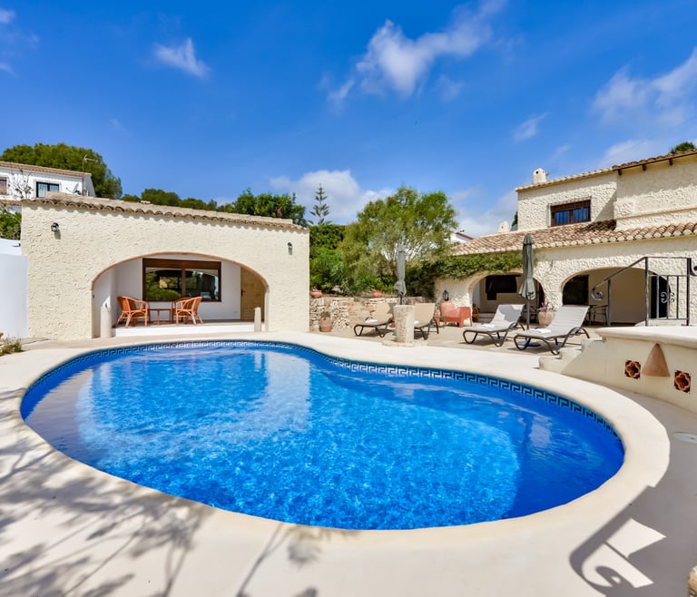 Alquiler de villa en Benissa FINCA DEL MAR en Benissa - Piscina