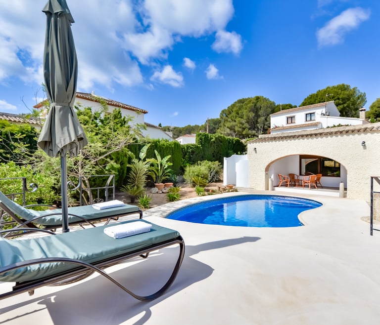Alquiler de villa en Benissa FINCA DEL MAR en Benissa - Piscina