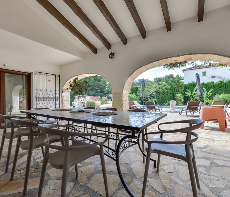 Alquiler de villa en Benissa FINCA DEL MAR en Benissa - Terraza