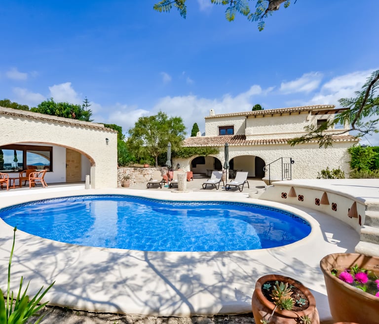 Alquiler de villa en Benissa FINCA DEL MAR en Benissa - Piscina
