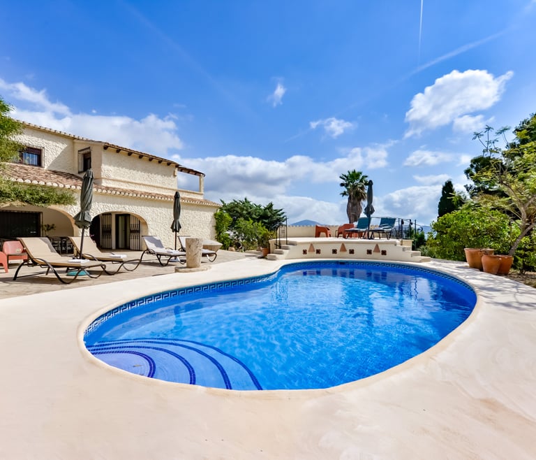 Alquiler de villa en Benissa FINCA DEL MAR en Benissa - Piscina