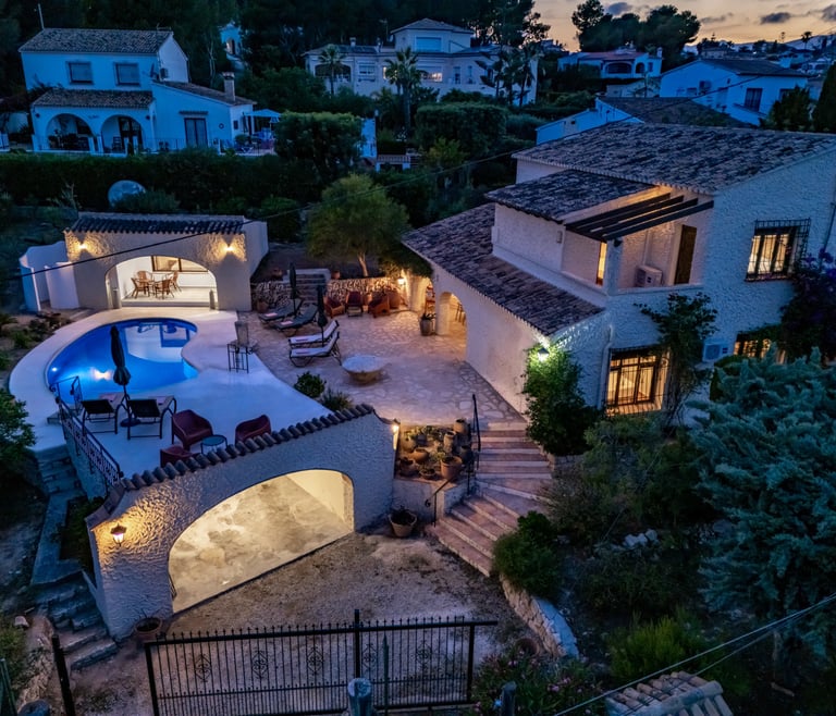 Alquiler de villa en Benissa FINCA DEL MAR en Benissa - Planos de la vivienda