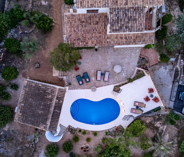 Alquiler de villa en Benissa FINCA DEL MAR en Benissa - Planos de la vivienda