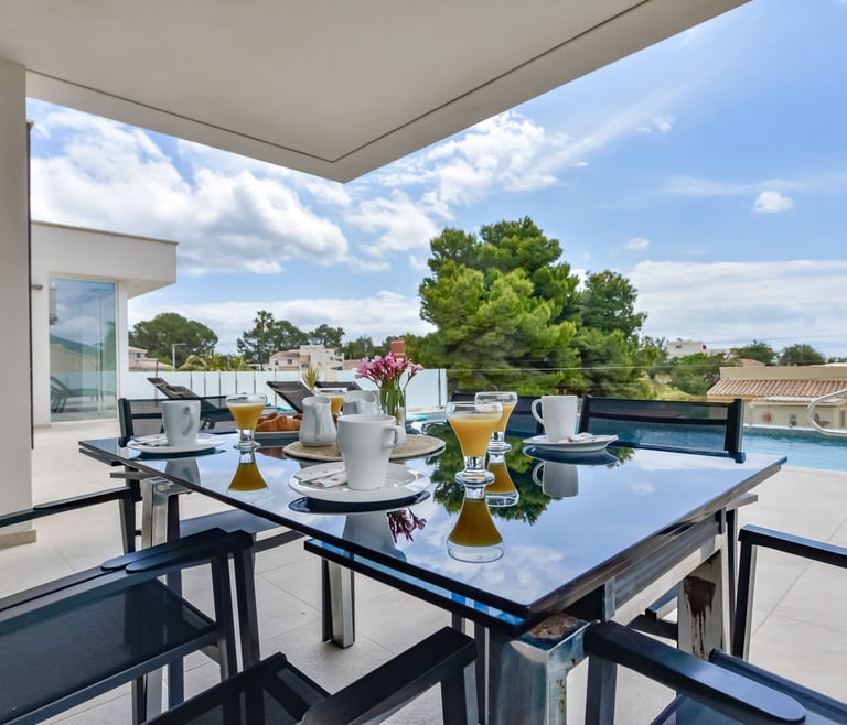 Villa te huur in Calpe CLAUDY en Calpe - Terras