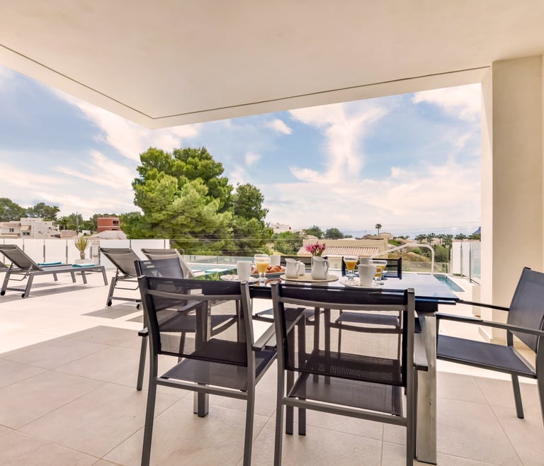 Villa te huur in Calpe CLAUDY en Calpe - Terras