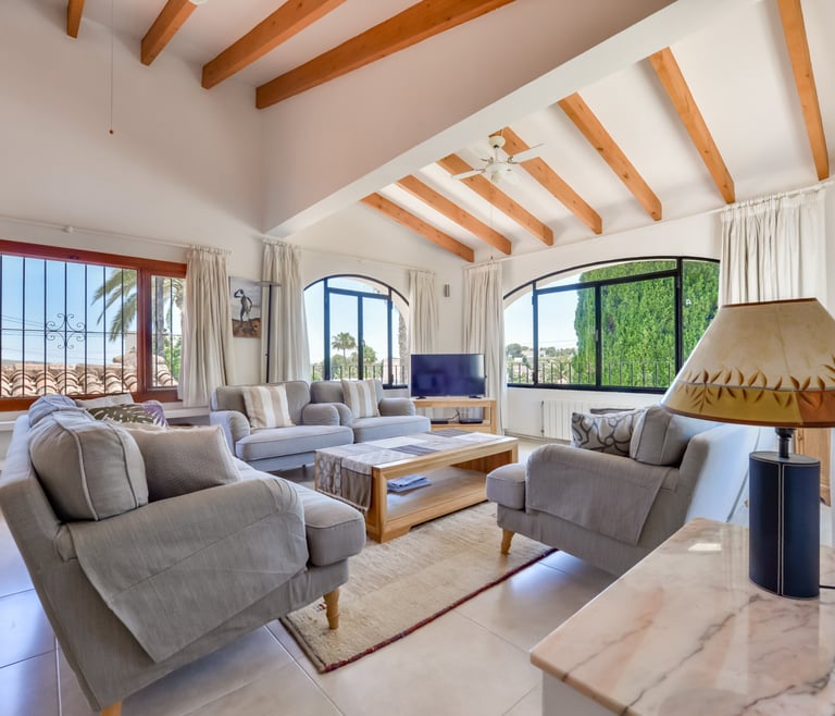 Alquiler de villa en Moraira PONENT en Moraira - Salón