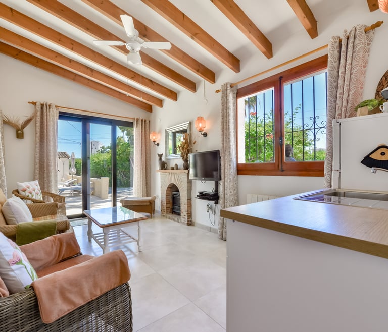 Alquiler de villa en Moraira PONENT en Moraira - Salón