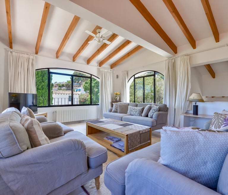 Alquiler de villa en Moraira PONENT en Moraira - Salón