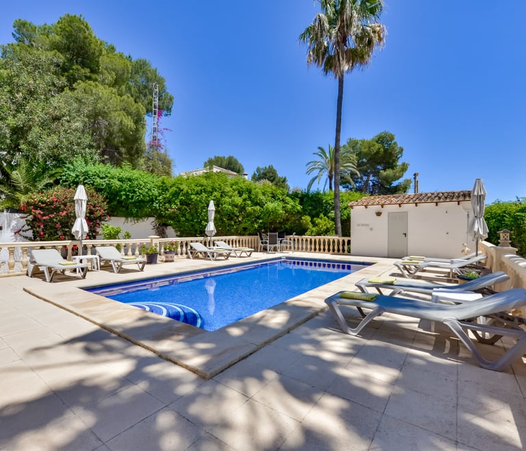 Alquiler de villa en Moraira PONENT en Moraira - Piscina