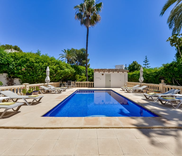 Alquiler de villa en Moraira PONENT en Moraira - Piscina