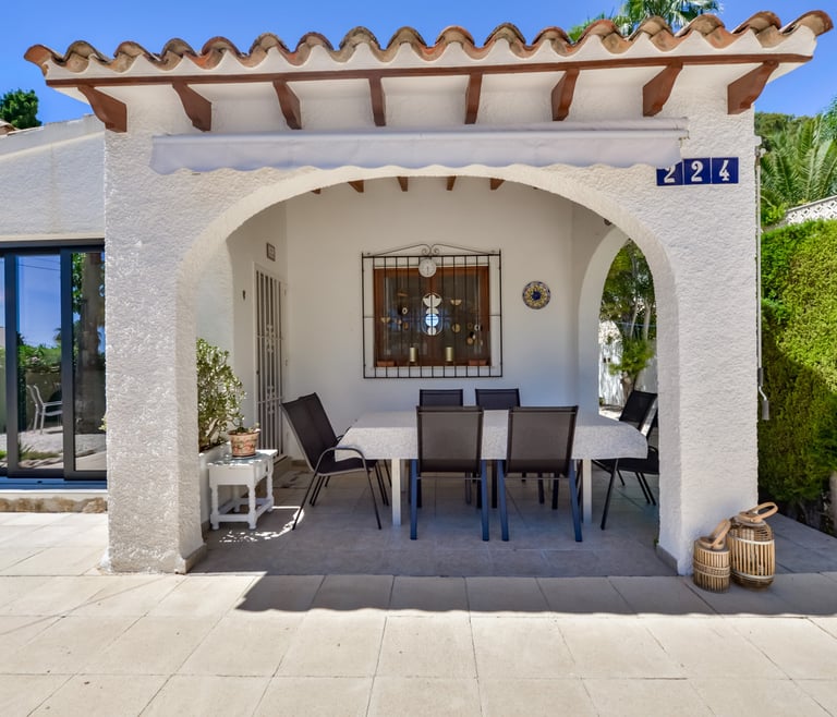 Alquiler de villa en Moraira PONENT en Moraira - Terraza