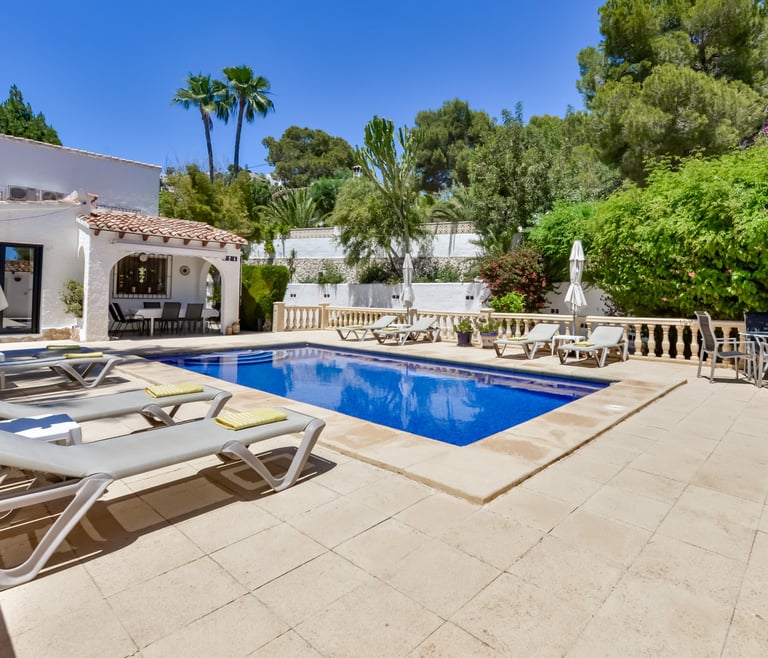 Alquiler de villa en Moraira PONENT en Moraira - Piscina