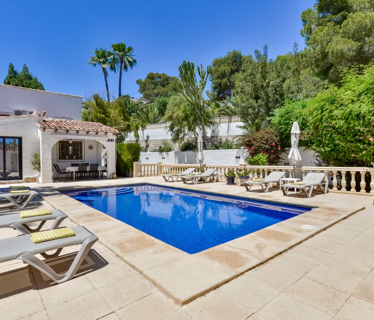 Alquiler de villa en Moraira PONENT en Moraira - Piscina