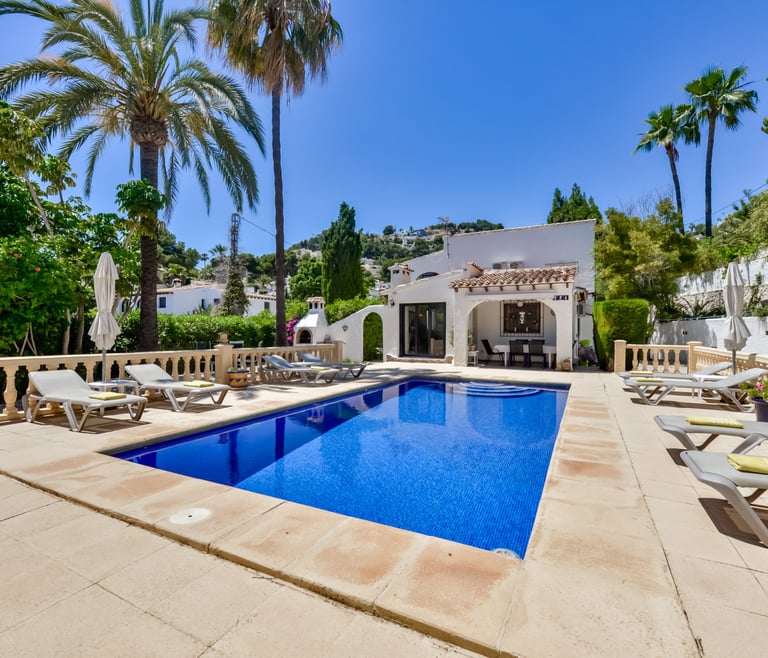 Alquiler de villa en Moraira PONENT en Moraira - Piscina