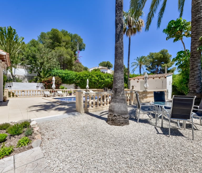 Alquiler de villa en Moraira PONENT en Moraira - Terraza