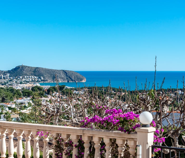 Alquiler de villa en Moraira, MIMOSA en Moraira - Vistas