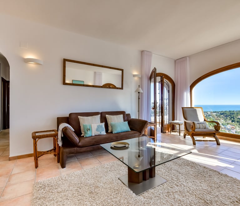 Alquiler de villa en Moraira, MIMOSA en Moraira - Salón