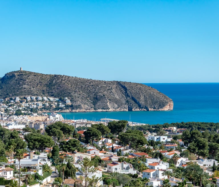 Alquiler de villa en Moraira, MIMOSA en Moraira - Vistas