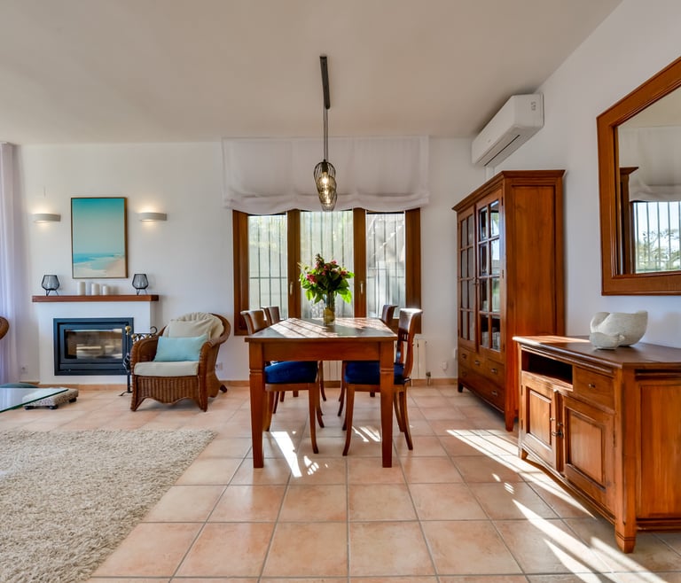 Alquiler de villa en Moraira, MIMOSA en Moraira - Comedor