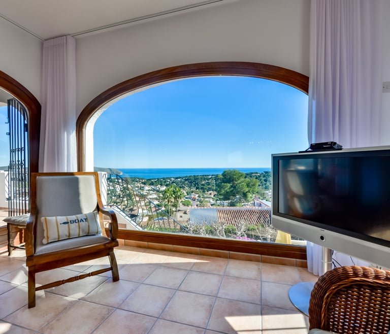 Alquiler de villa en Moraira, MIMOSA en Moraira - Salón