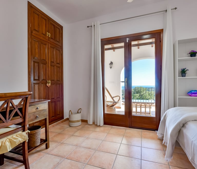 Alquiler de villa en Moraira, MIMOSA en Moraira - Habitaciones