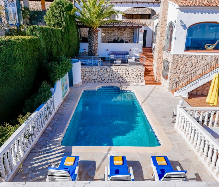 Alquiler de villa en Moraira, MIMOSA en Moraira - Piscina