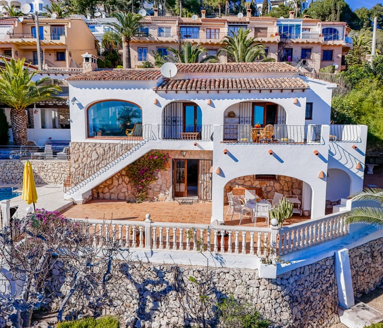 Alquiler de villa en Moraira, MIMOSA en Moraira - Frontal