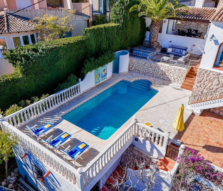 Alquiler de villa en Moraira, MIMOSA en Moraira - Piscina