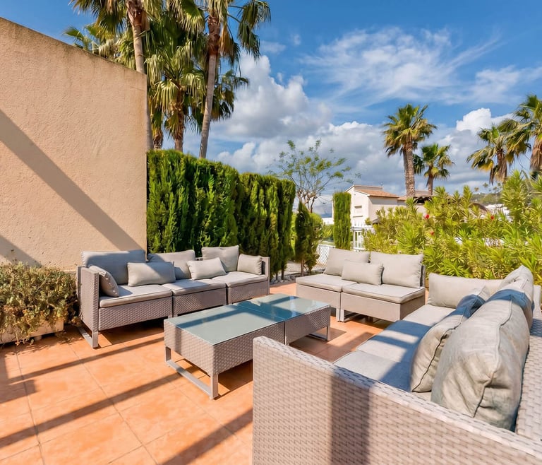 Bungalow te huur in Calpe CALMA en Calpe - Terras