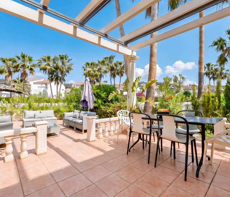 Bungalow te huur in Calpe CALMA en Calpe - Terras