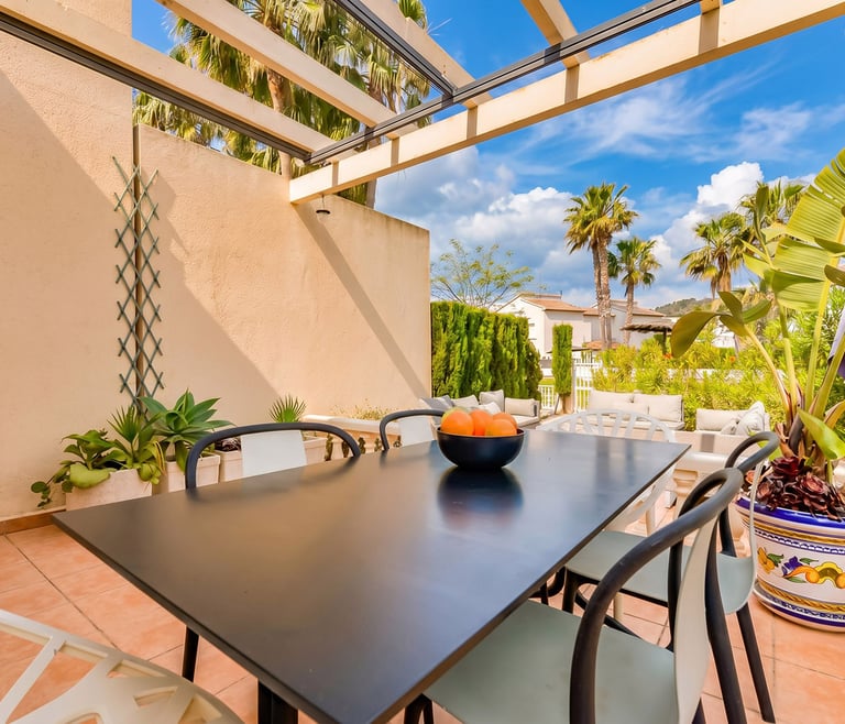 Bungalow te huur in Calpe CALMA en Calpe - Terras