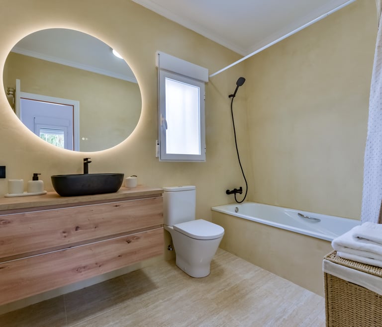 Bungalow te huur in Calpe BONITA en Calpe - Badkamer