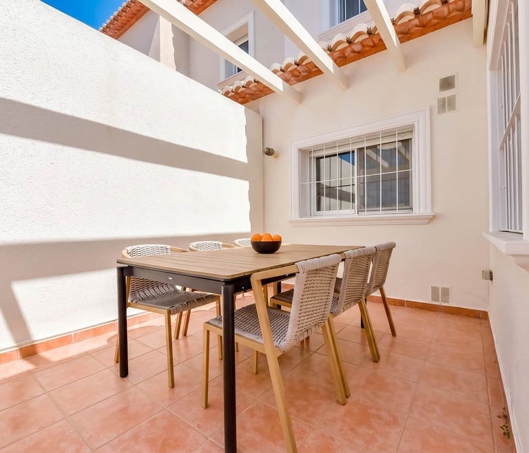Bungalow te huur in Calpe BONITA en Calpe - Terras