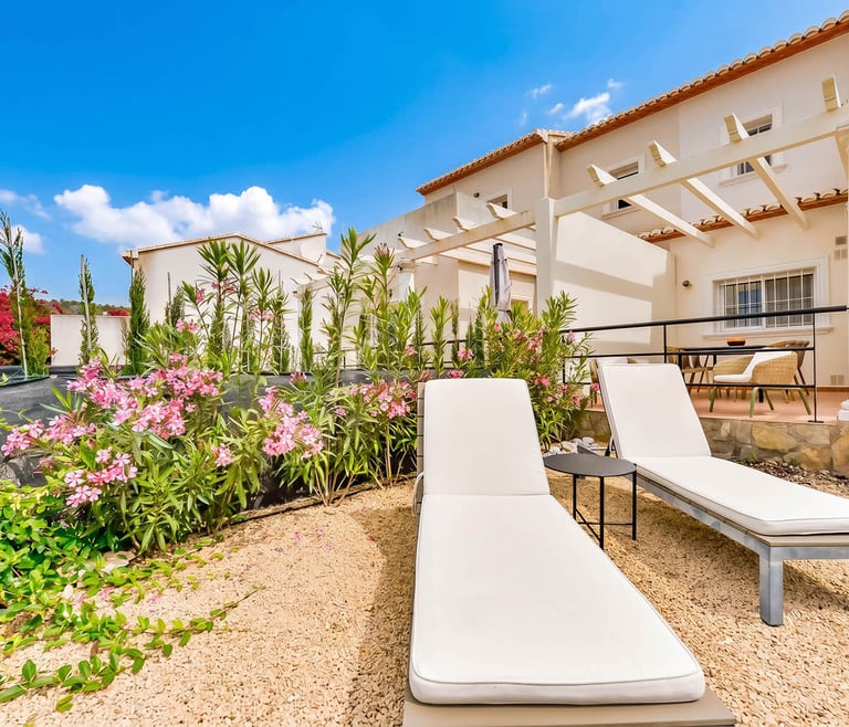 Bungalow te huur in Calpe BONITA en Calpe - Tuin