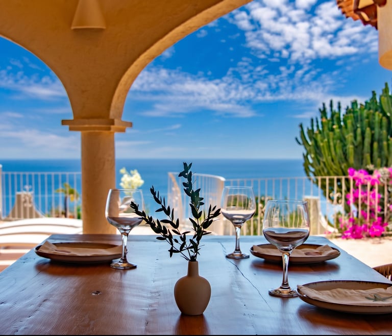 Ferienvilla in Cumbre del Sol DIVINA in Benitatxell - Terrasse